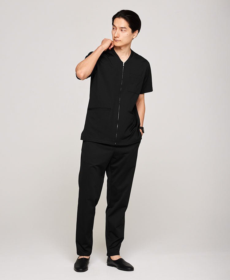 Mens:Front open scrub tops LUXE - scrub tops - Classico Global - Official Online Store