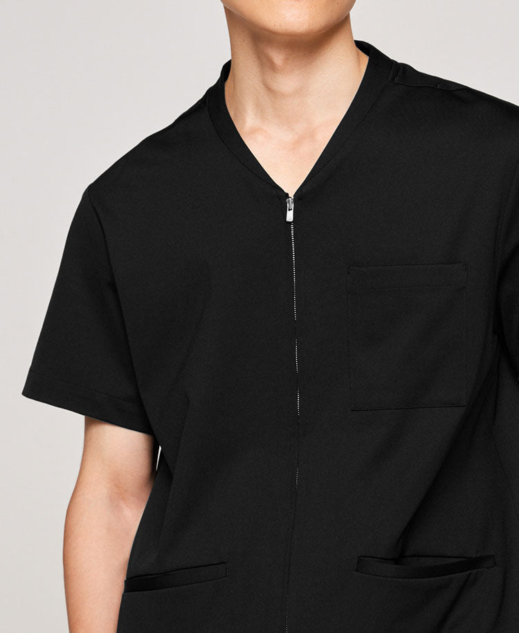 Mens:Front open scrub tops LUXE - scrub tops - Classico Global - Official Online Store