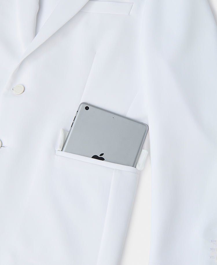 Mens Lab Coat: URBAN Streamlined Elegance Jacket (US/EU Size)