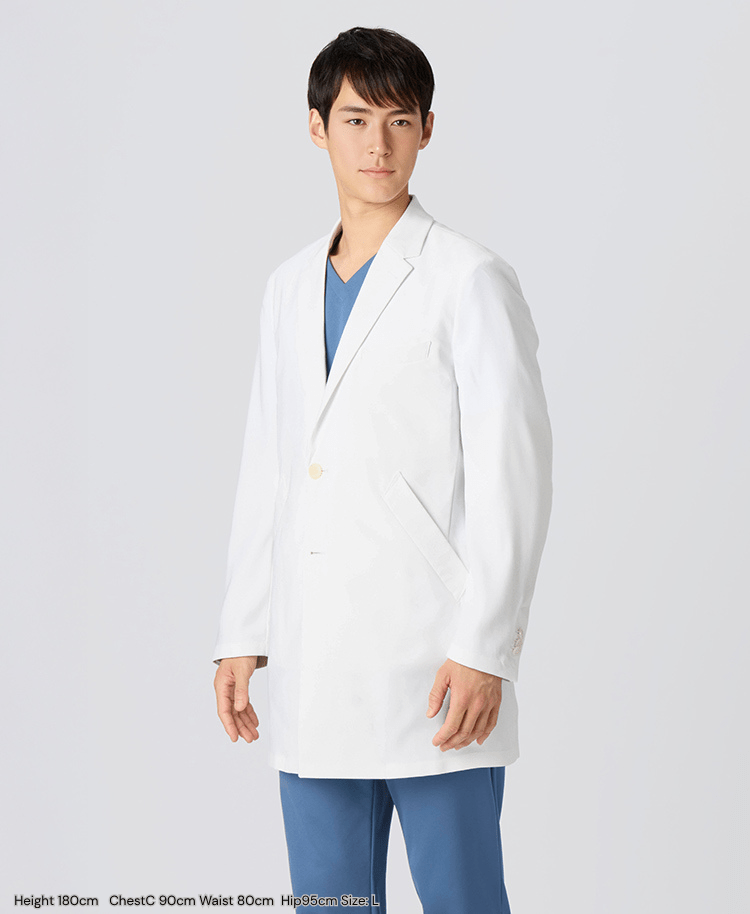 Mens Lab Coat:LIGHT Allday Comfort Short Coat