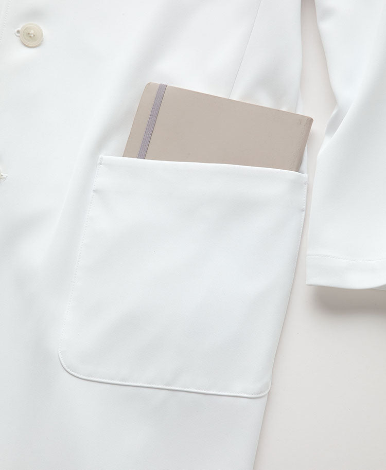 Mens Lab coat:PACK relaxed fit tailored coat