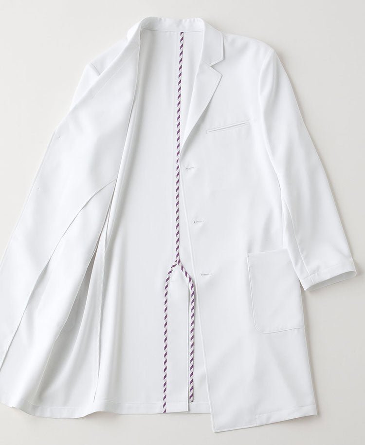 Mens Lab coat:PACK relaxed fit tailored coat