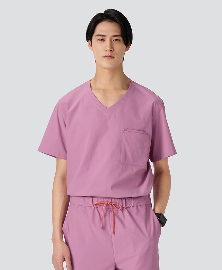 Mens: MOVE Premium Motion Pullover Scrub Tops