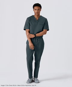 Mens:DECO Elegant Stretch Scrub Pants (US/EU Size) #color_Green_end
