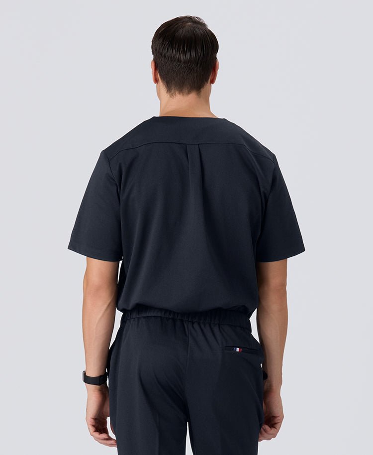 Mens:DECO Elegant Stretch Scrub Scrub Tops (US/EU Size)