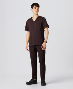 Mens:FREE Light & 360° Stretch Scrub Pants #color_Bordeaux_end