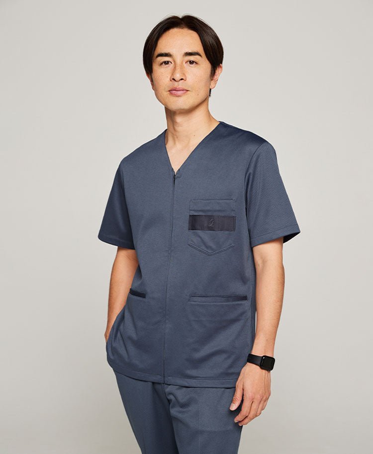 Mens:Front open scrub DECO - Classico Global - Official Online Store