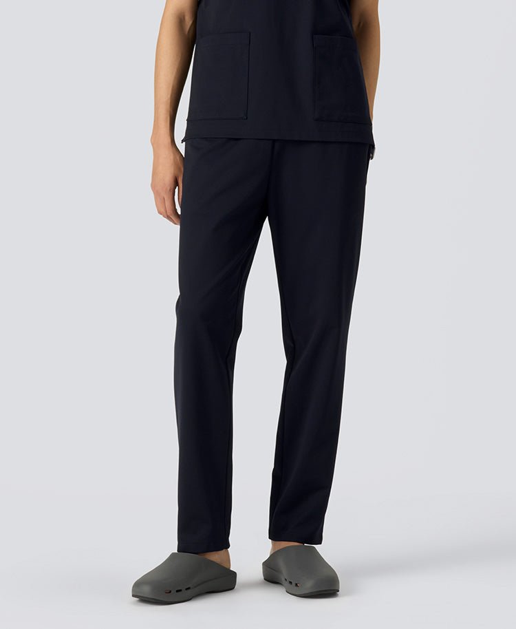 Mens:LUXE Silky Shine Scrub Pants
