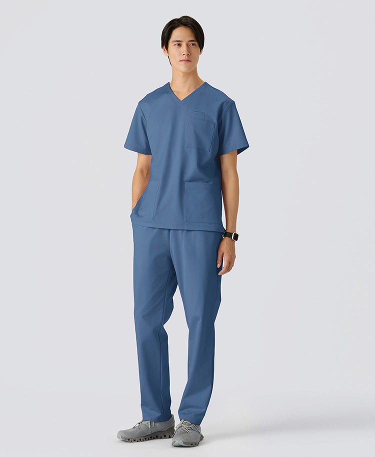 Mens:LUXE Silky Shine Scrub Pants