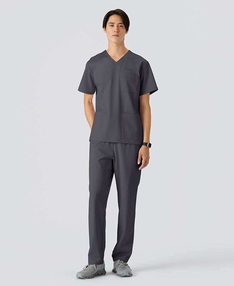 Mens:LUXE Silky Shine Scrub Pants