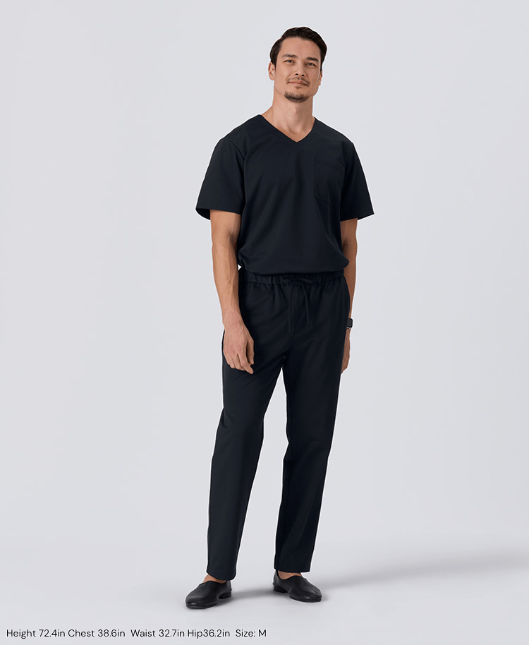 Mens:LUXE Silky Shine Scrub Pants (US/EU Size)
