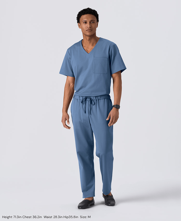 Mens:LUXE Silky Shine Scrub Pants (US/EU Size)