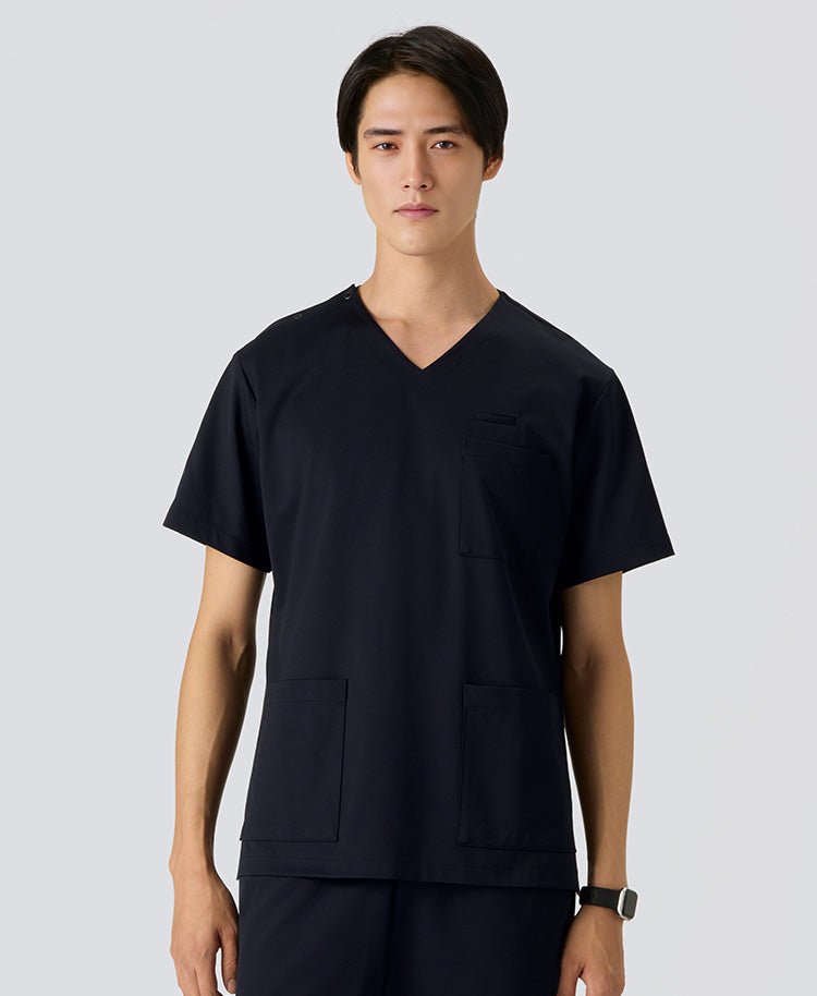 Mens:LUXE Silky Shine Scrub Tops