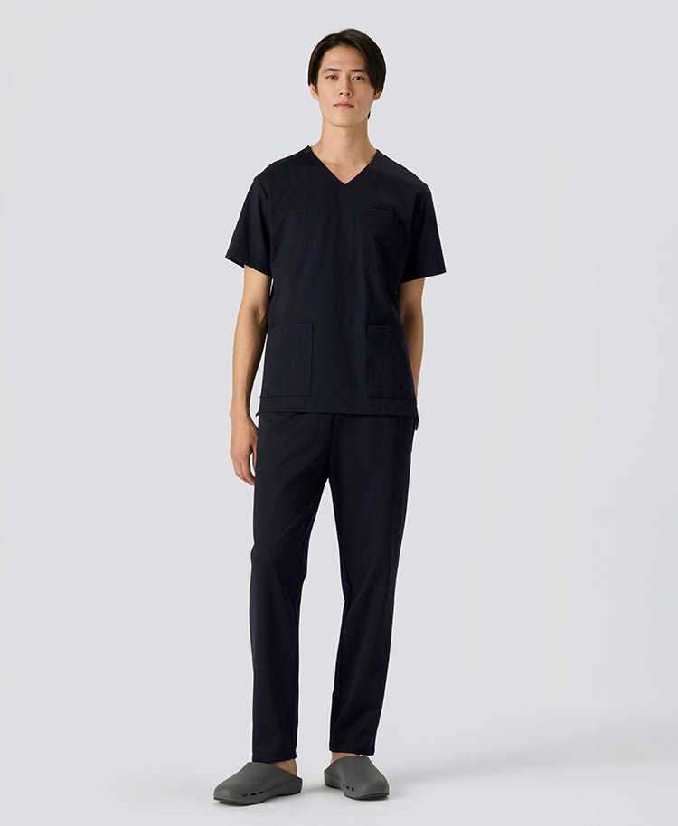 Mens:LUXE Silky Shine Scrub Tops