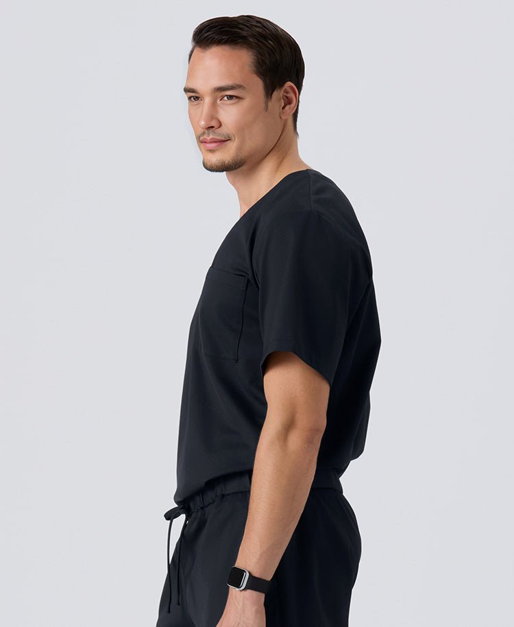 Mens:LUXE Silky Shine Scrub Tops (US/EU Size)