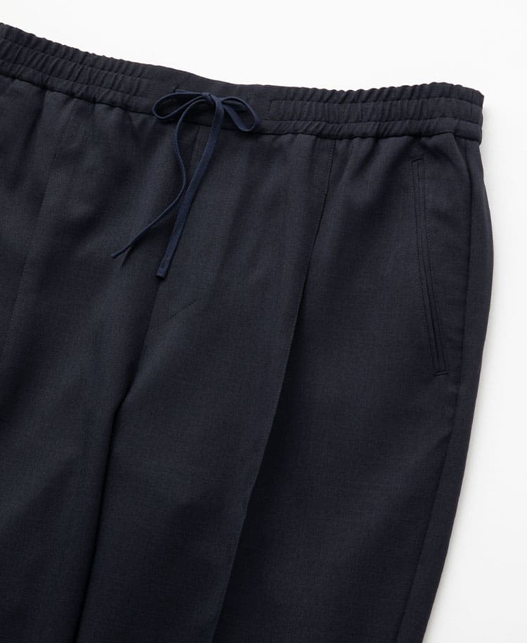 Mens:Tuck tapered pants TRO