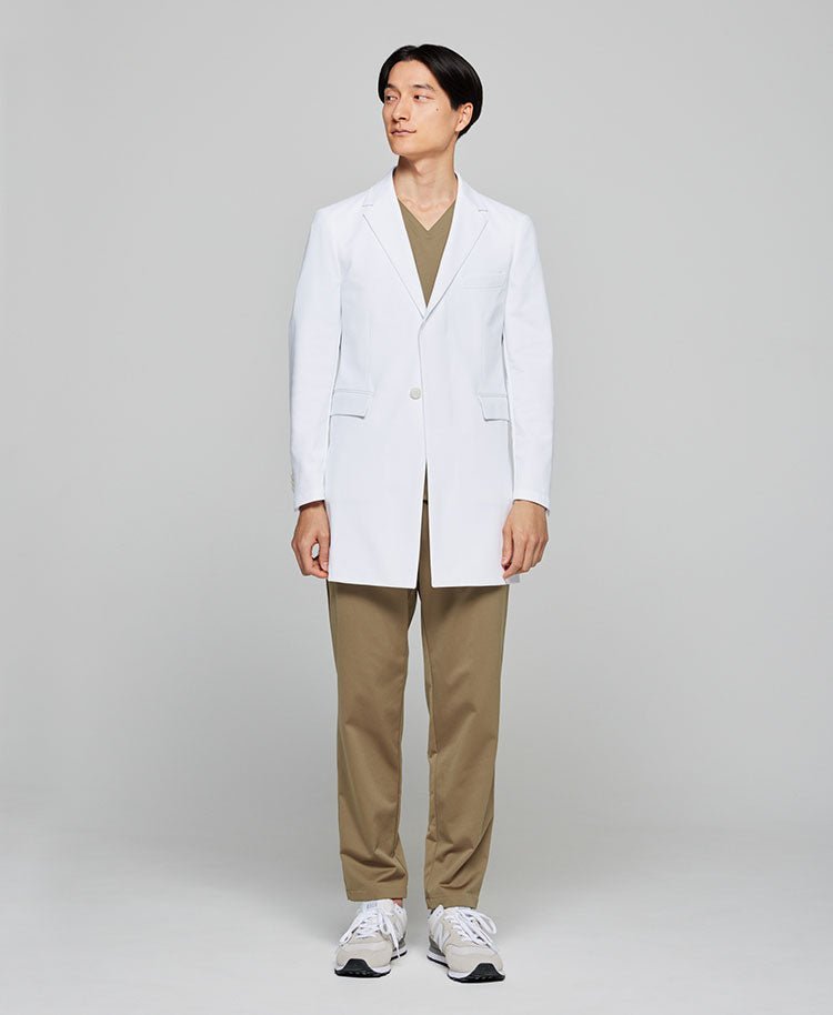 Mens Lab coat:Lightweight jersey short coat - coat- Classico Global - Official Online Store