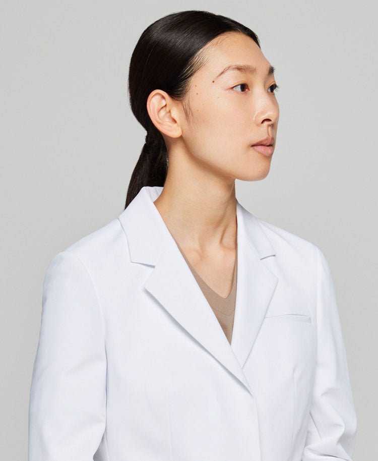 Womens lab coat:Lightweight jersey coat - coat- Classico Global - Official Online Store