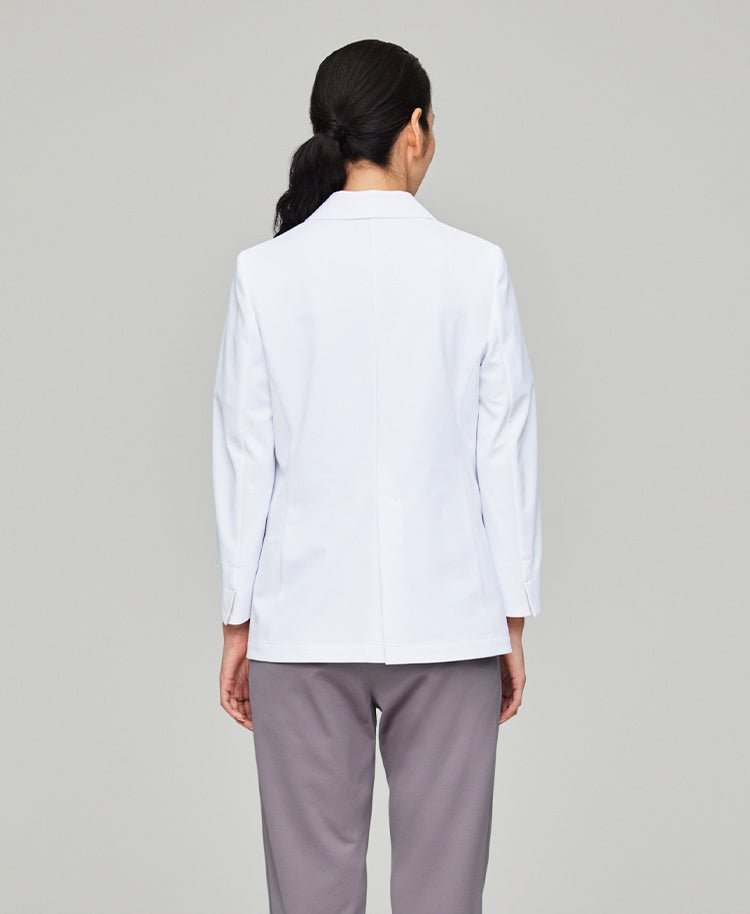 Womens lab coat:Lightweight jersey tailored jacket - jacket - Classico Global - Official Online Store