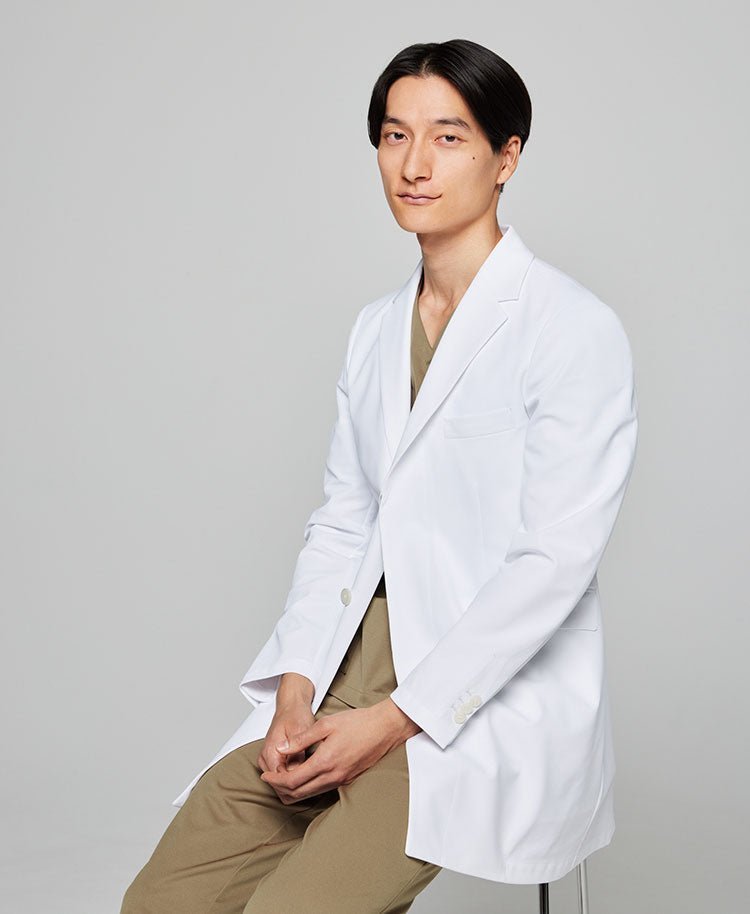 Mens Lab coat:Lightweight jersey short coat - coat- Classico Global - Official Online Store