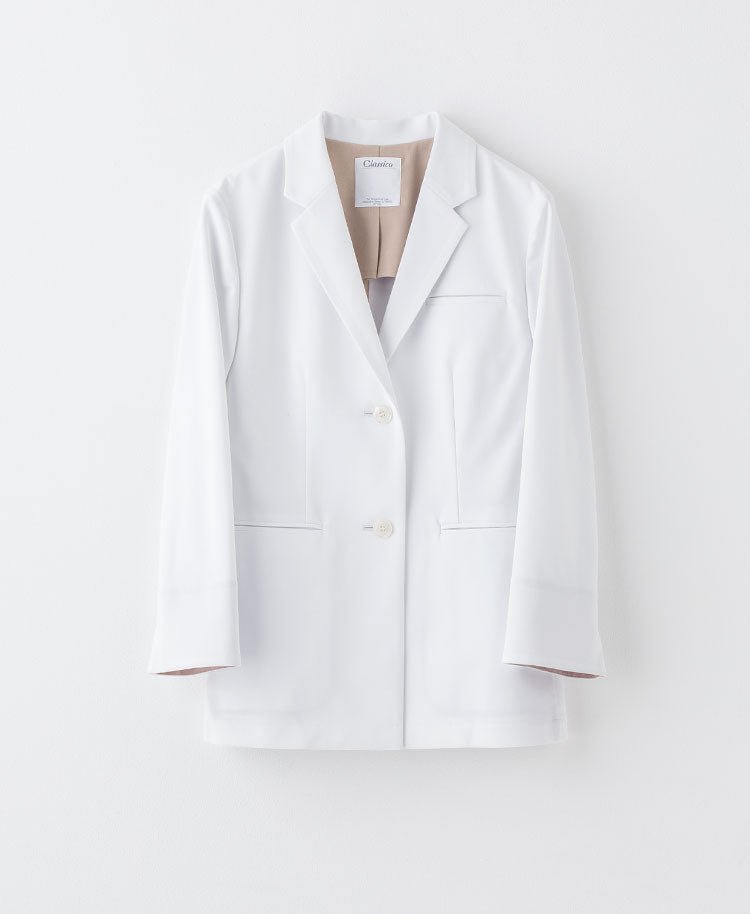 Womens lab coat:Lightweight jersey tailored jacket - jacket - Classico Global - Official Online Store