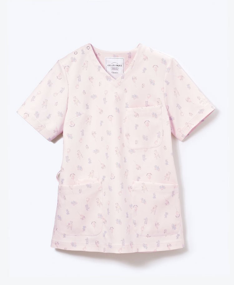 GELATO PIQUE&Classico:Printed scrub tops - scrub tops- Classico Global - Official Online Store