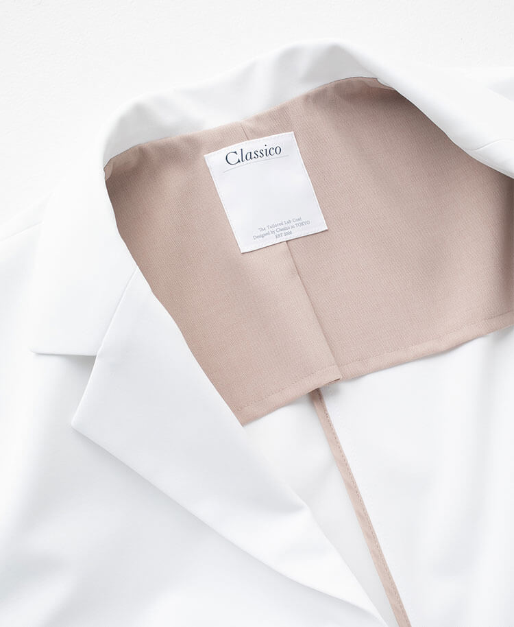 Womens lab coat:Lightweight jersey tailored jacket - jacket - Classico Global - Official Online Store