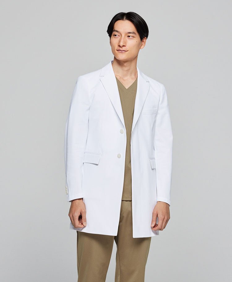 Mens Lab coat:Lightweight jersey short coat - coat- Classico Global - Official Online Store