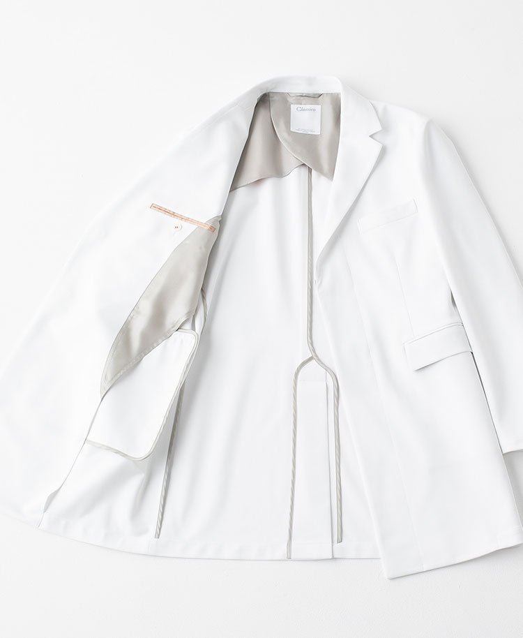 Mens Lab coat:Lightweight jersey short coat - coat- Classico Global - Official Online Store