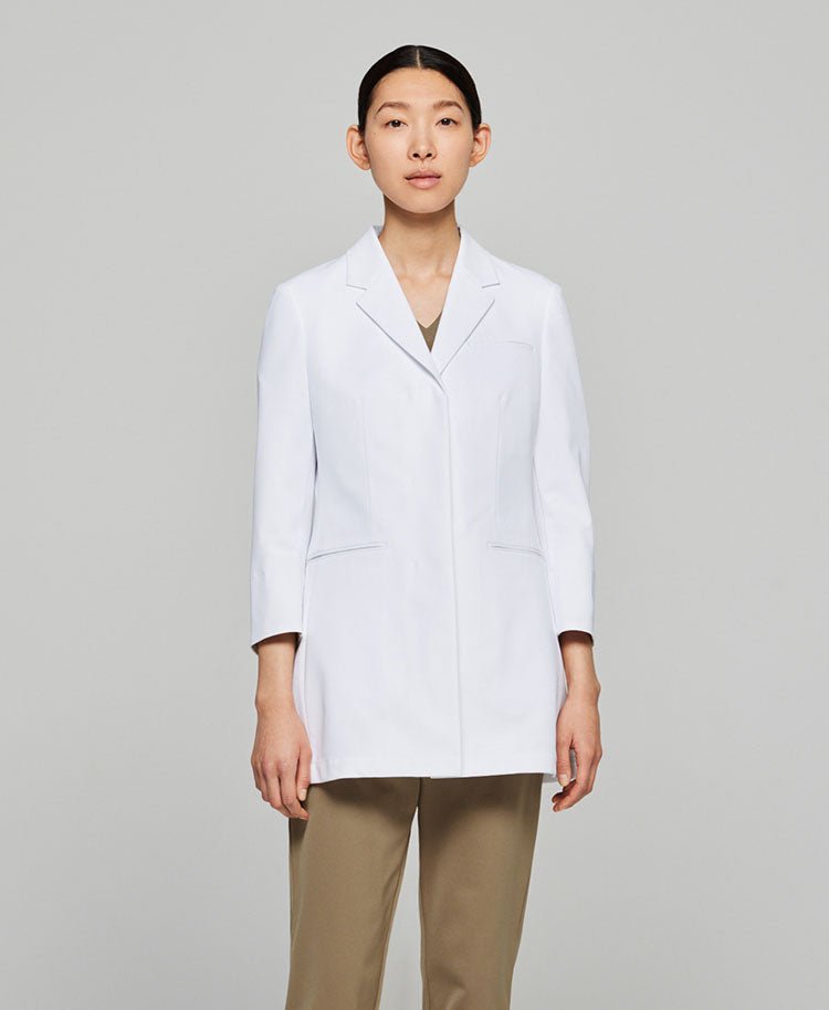 Womens lab coat:Lightweight jersey short coat - coat- Classico Global - Official Online Store