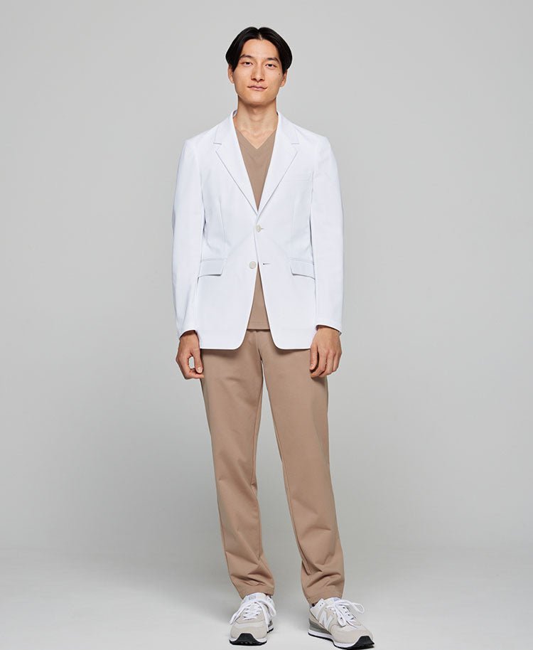 Mens Lab coat:Lightweight jersey tailored jacket - jacket- Classico Global - Official Online Store