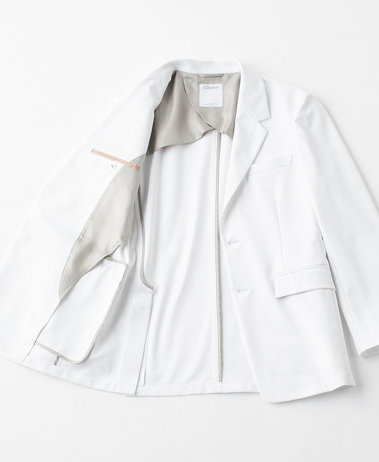 Mens Lab coat:Lightweight jersey tailored jacket - jacket- Classico Global - Official Online Store