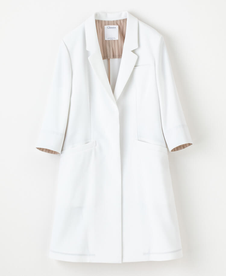 Womens Lab coat:Light weight flared coat - coat- Classico Global - Official Online Store