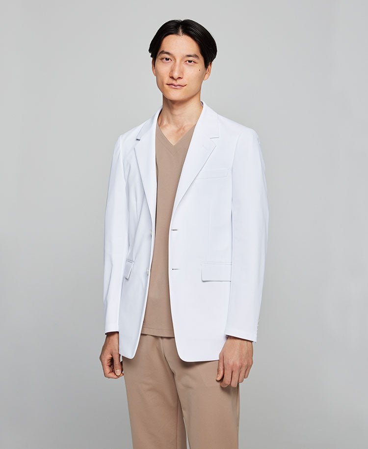 Mens Lab coat:Lightweight jersey tailored jacket - jacket- Classico Global - Official Online Store