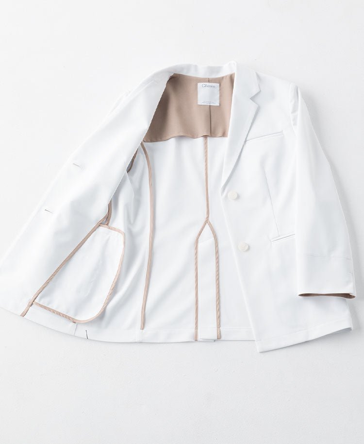 Womens lab coat:Lightweight jersey tailored jacket - jacket - Classico Global - Official Online Store