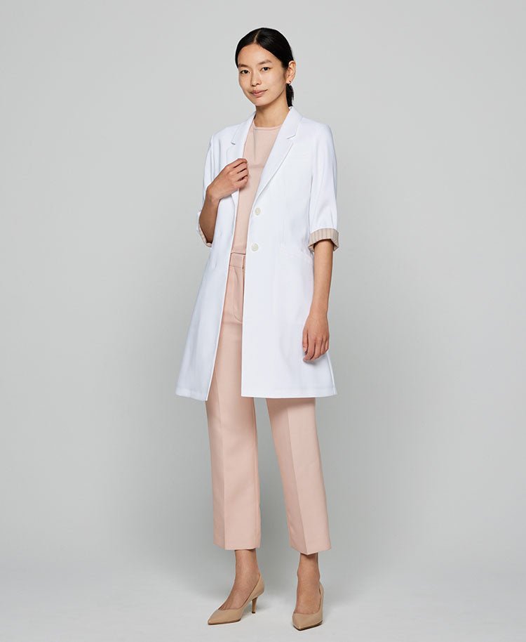 Womens Lab coat:Light weight flared coat - coat- Classico Global - Official Online Store