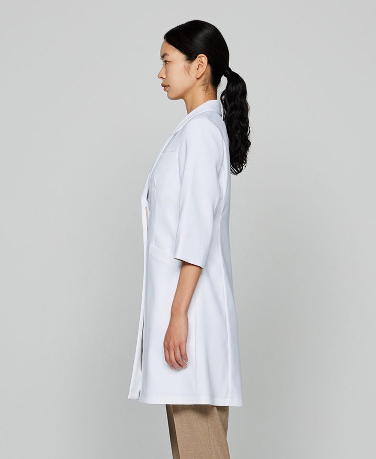 Womens Lab coat:Light weight flared coat - coat- Classico Global - Official Online Store