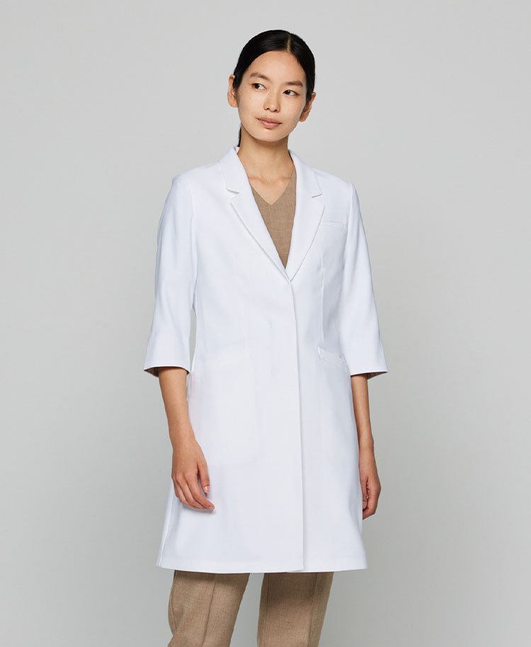 Womens Lab coat:Light weight flared coat - coat- Classico Global - Official Online Store