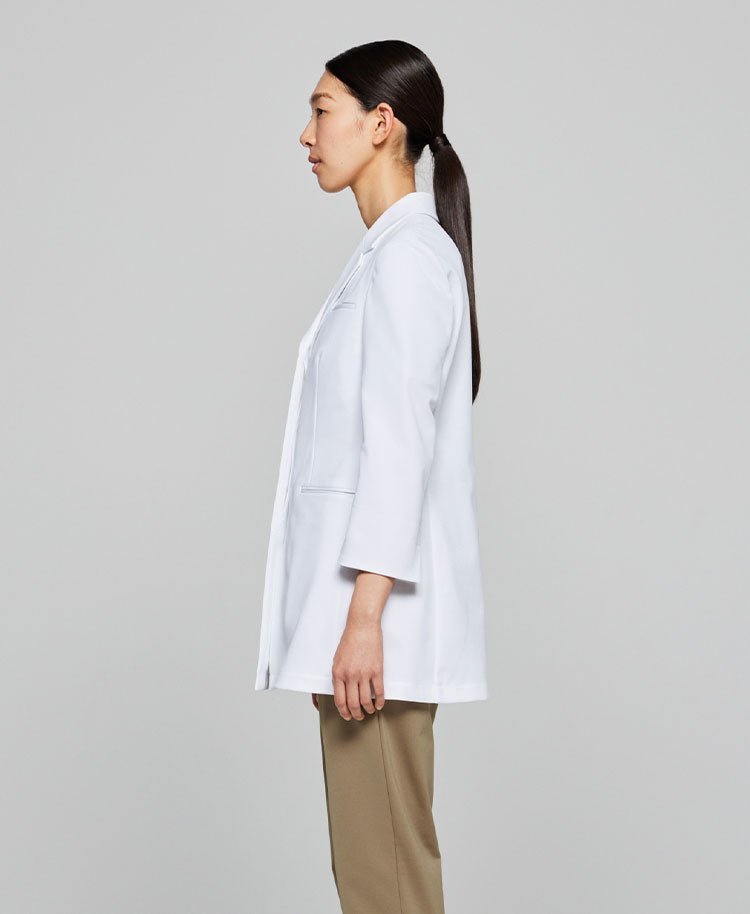 Womens lab coat:Lightweight jersey short coat - coat- Classico Global - Official Online Store