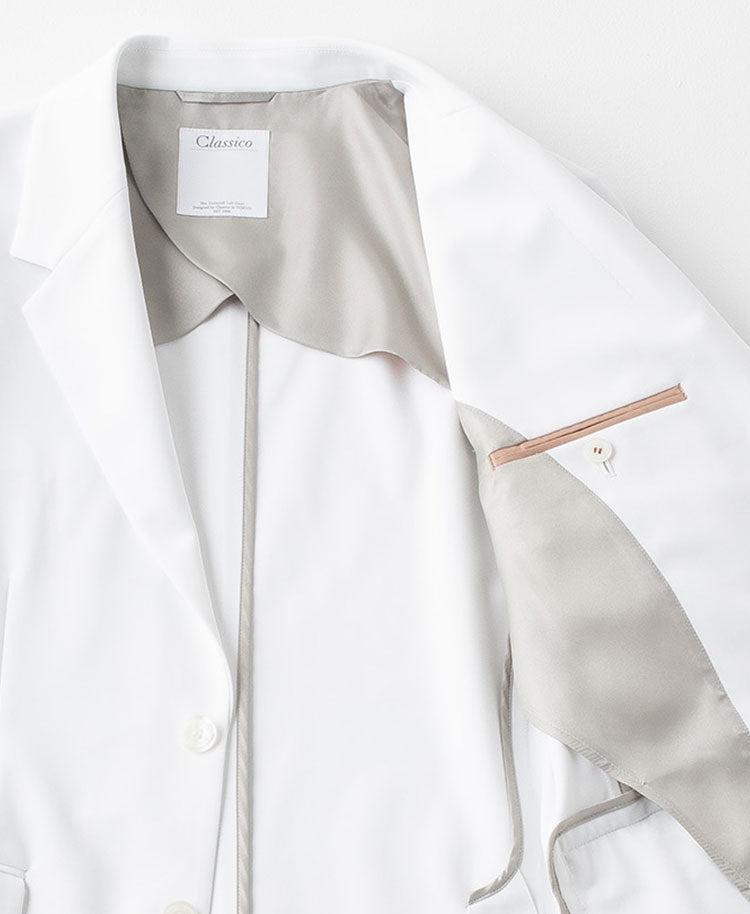 Mens Lab coat:Lightweight jersey tailored jacket - jacket- Classico Global - Official Online Store