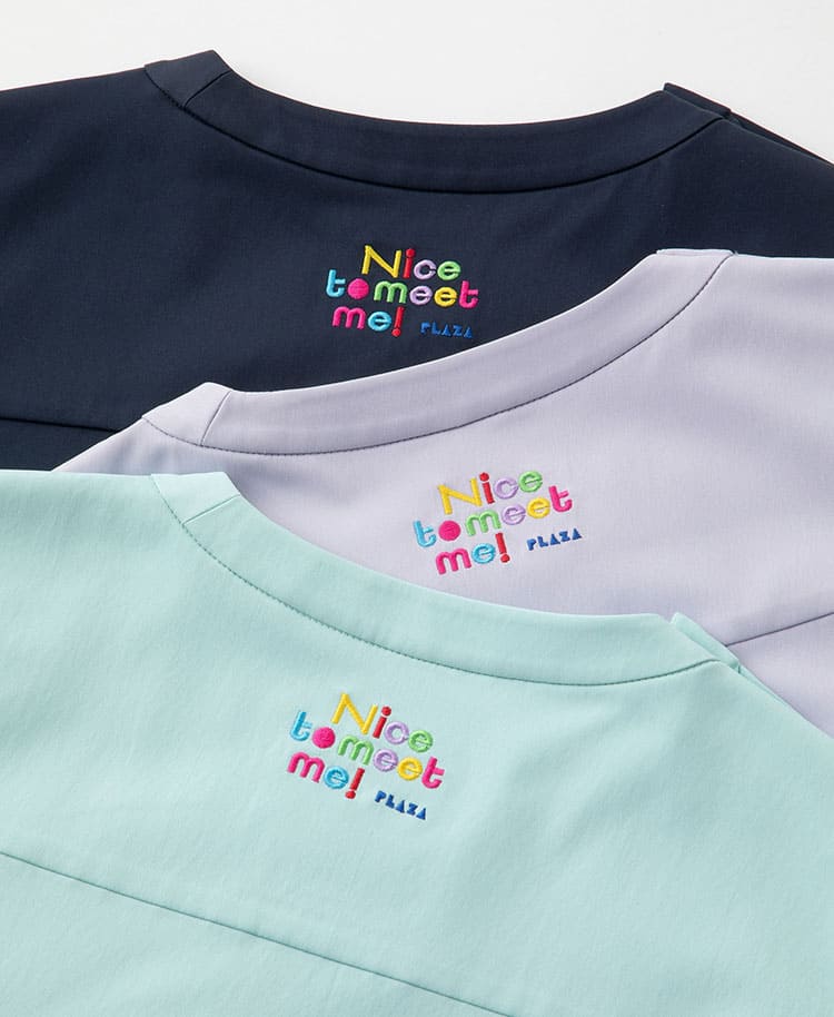 Scrub Canvas Club:Nice to meet me! scrub tops