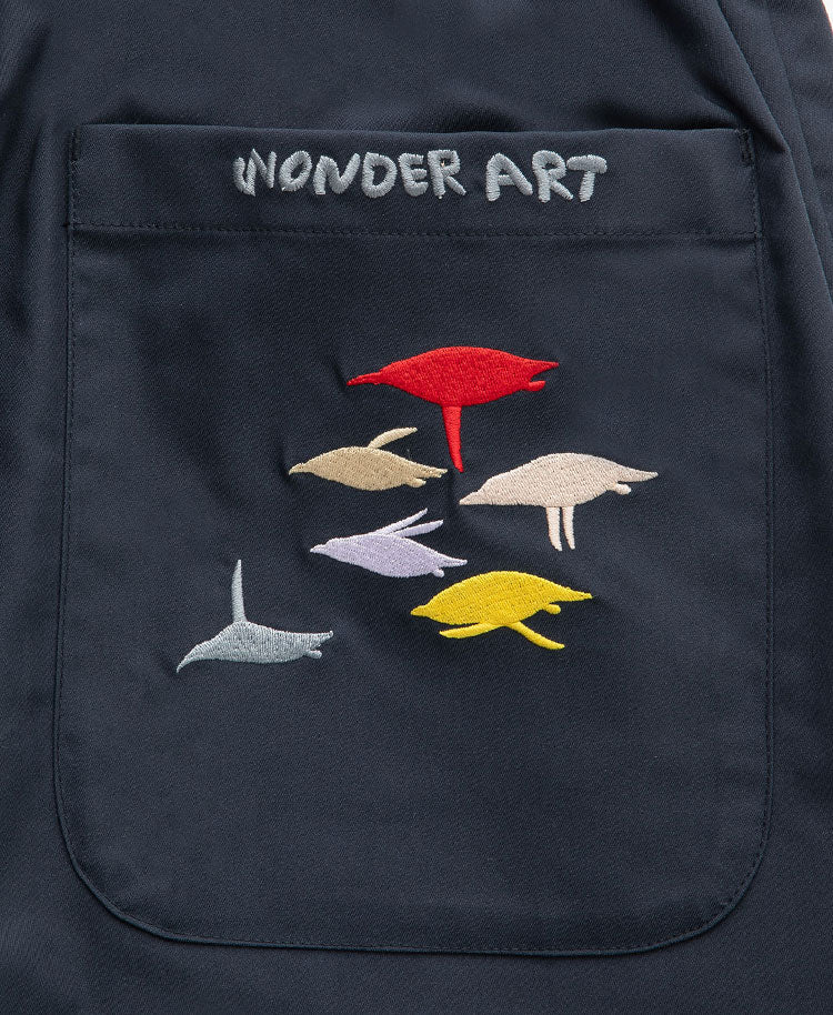 Scrub Canvas Club:WONDER ART Asahiyama Zoo scrub pants
