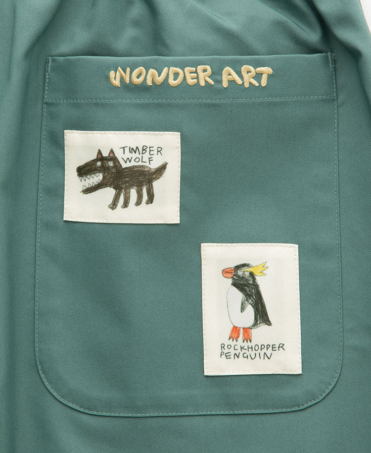 Scrub Canvas Club:WONDER ART Asahiyama Zoo scrub pants