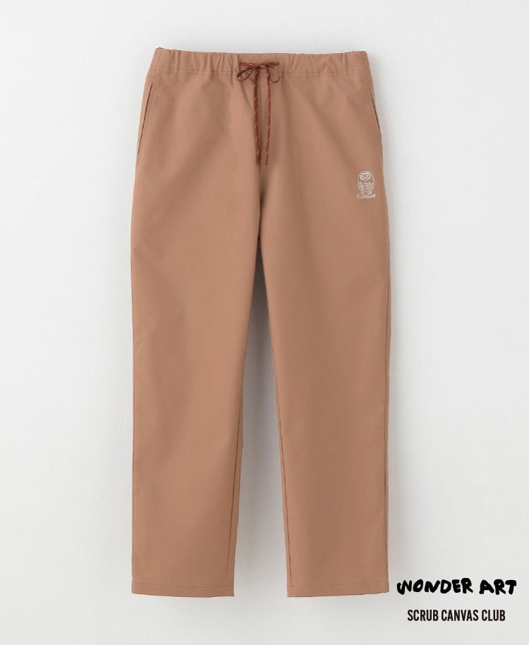 Scrub Canvas Club:WONDER ART Asahiyama Zoo scrub pants