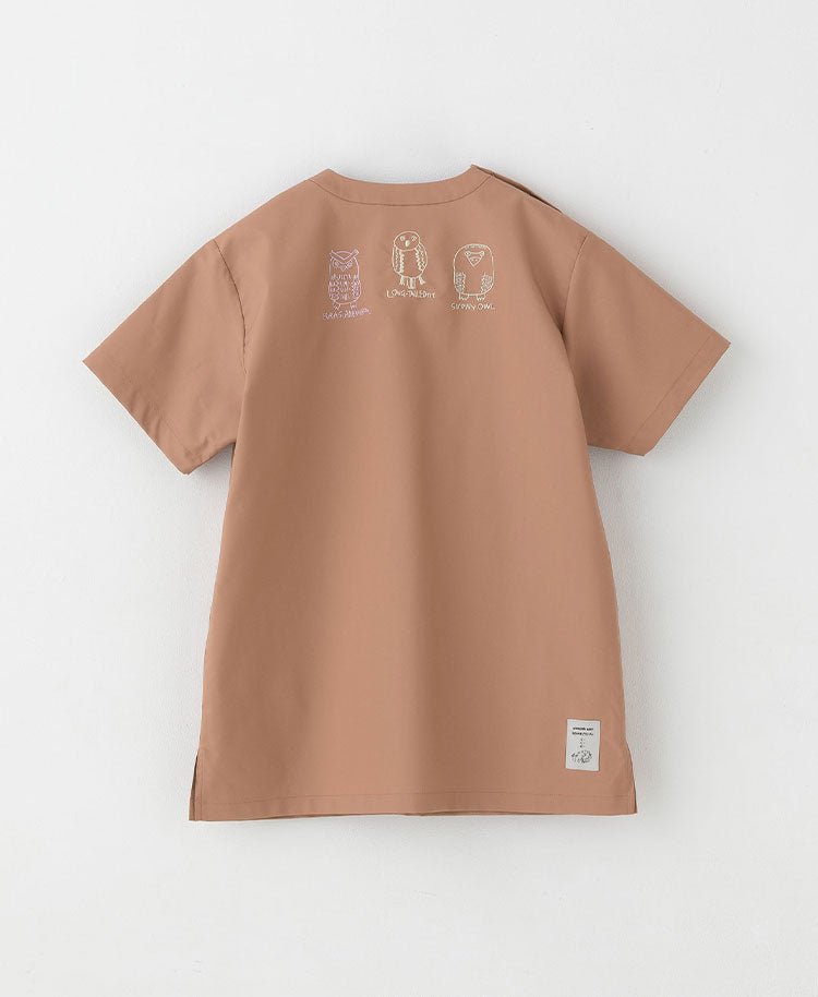 Scrub Canvas Club:WONDER ART Asahiyama Zoo scrub tops