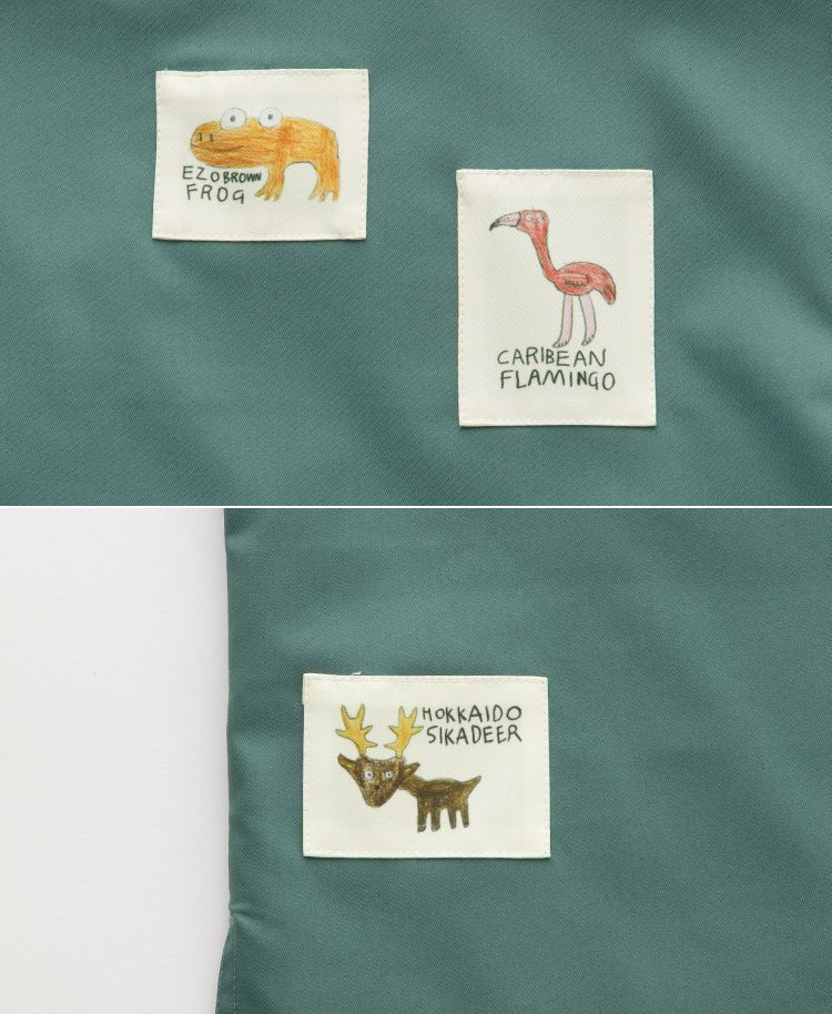Scrub Canvas Club:WONDER ART Asahiyama Zoo scrub tops