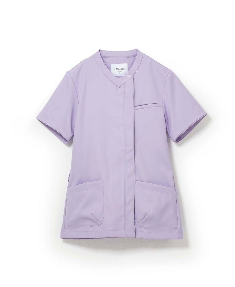 Unisex Classico nurse:Smooth touch front open scrub tops - scrub tops - Classico Global - Official Online Store