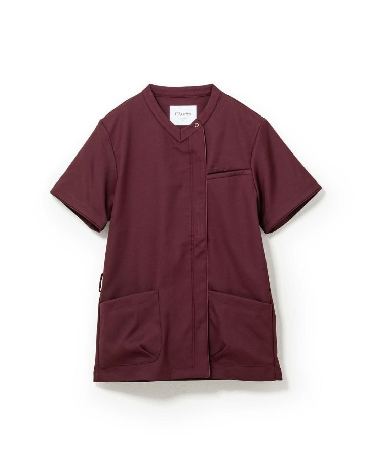 Unisex Classico nurse:Smooth touch front open scrub tops - scrub tops - Classico Global - Official Online Store