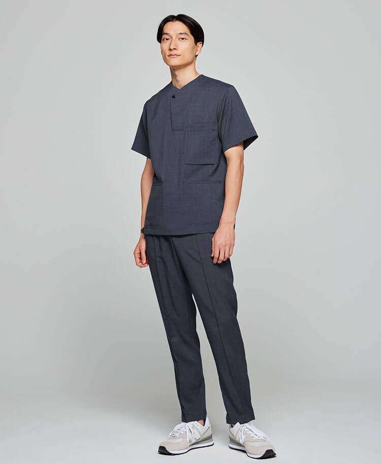 Mens:Front button scrub tops TRO - scrub tops - Classico Global - Official Online Store