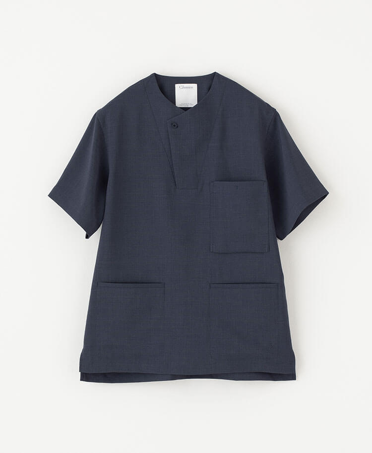 Mens:Front button scrub tops TRO - scrub tops - Classico Global - Official Online Store